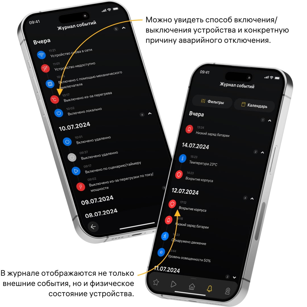 Журнал событий