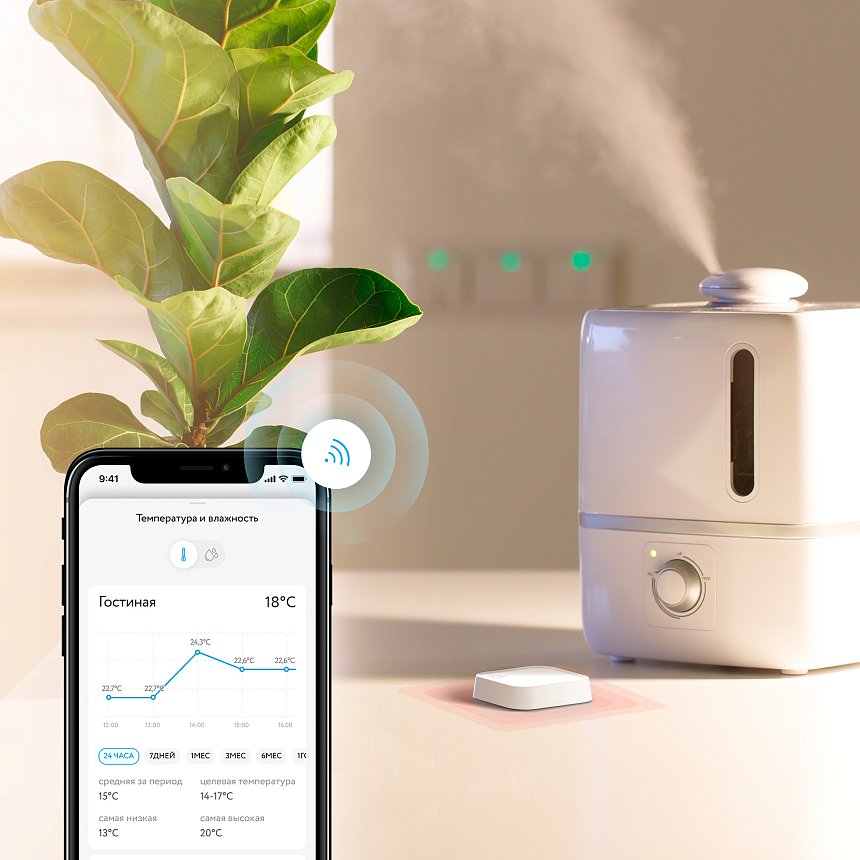 Датчик температуры и влажности 868 МГц