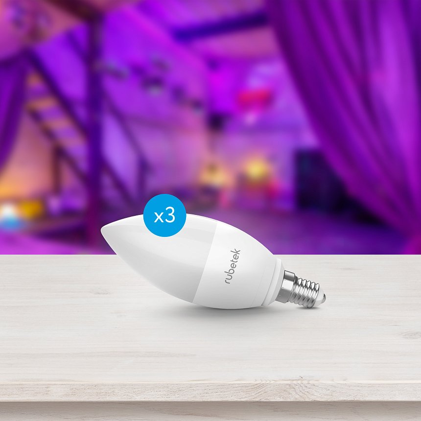 Комплект из трех ламп для вечеринки Е14